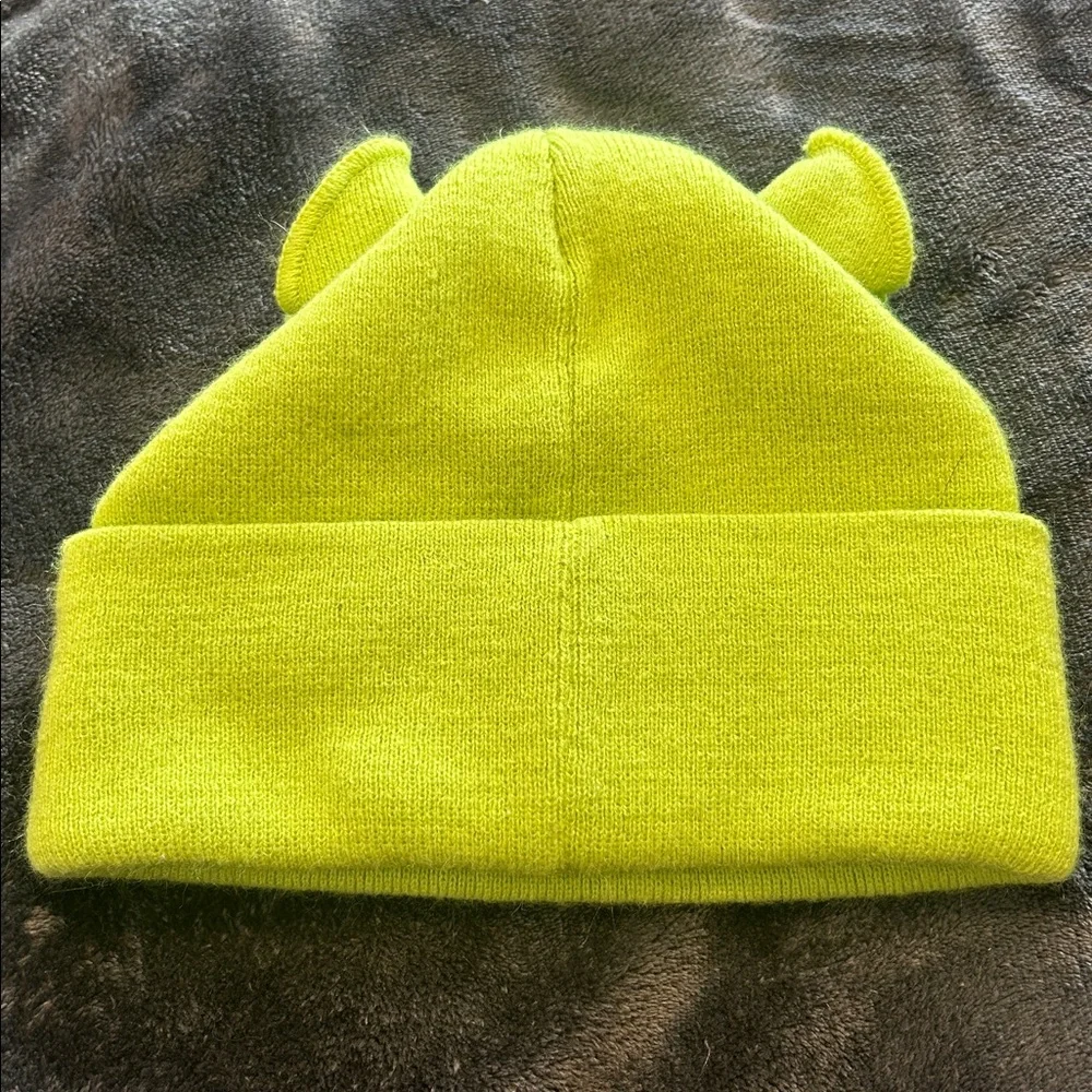 Sherk Lime Green Kids Beanie OS